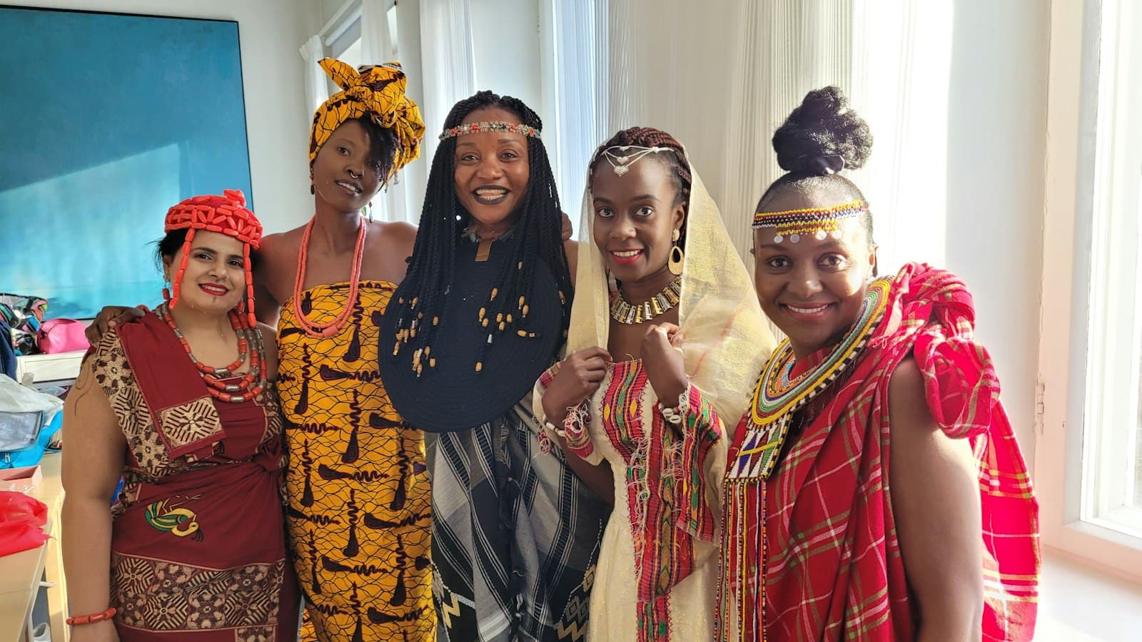 A group of African women together, warm and smiling